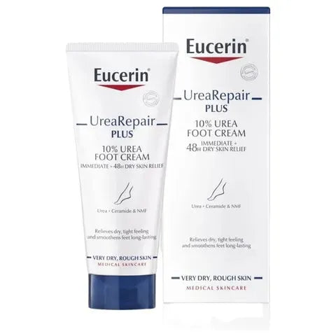 Eucerin UreaRepair Plus 10% Urea Foot Cream for Dry Skin 100 Ml