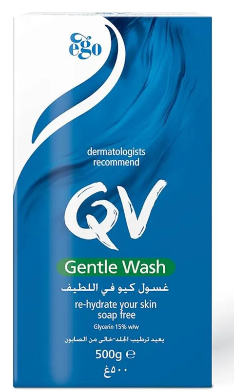 QV Gentle Face & Body Wash Soap-Free 500 G