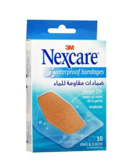 Nexcare Absolute Waterproof Bandages 60X89Mm 10/Box