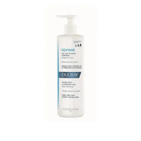 Ducray Dexyane Ultra-Rich Cleansing Gel for Face & Body 400 Ml