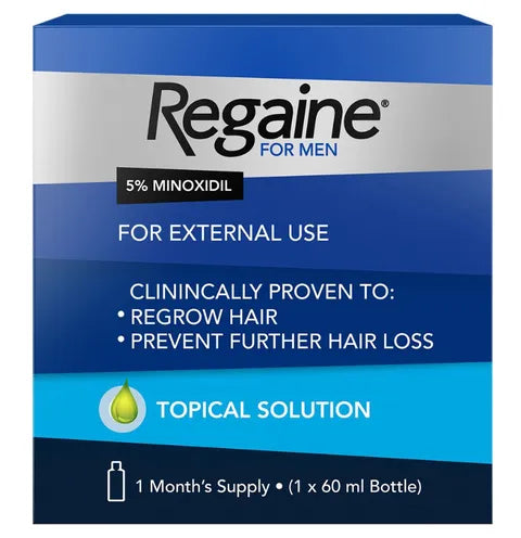 Regaine For Men 5% Minoxidil Hair Regrowth Solution 60ML
