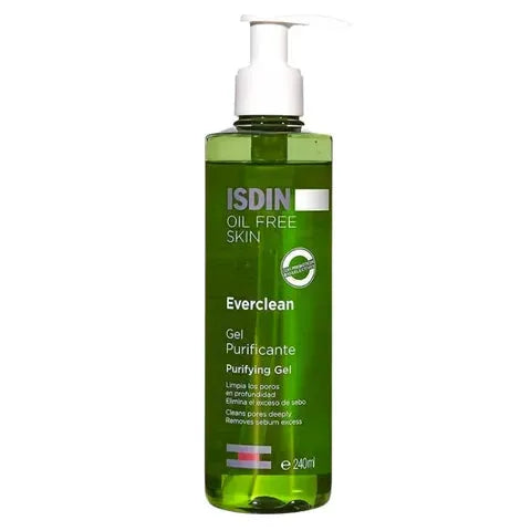 ISDIN Everclean Face Purifying Gel for Oil Free Skin 240 Ml
