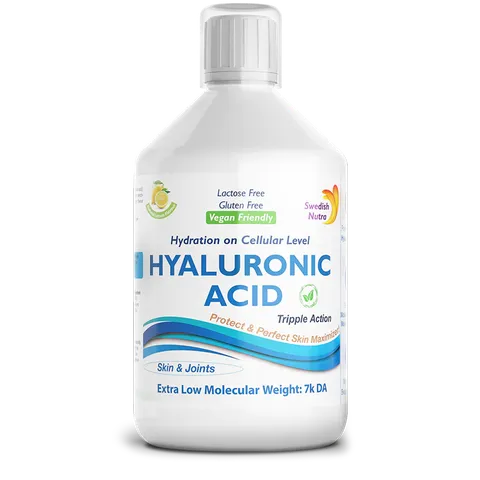 Swedish Nutra Hyaluronic Acid Triple Action for Skin Health 500 Ml