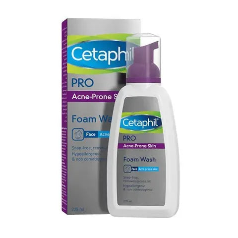 Cetaphil Pro Acne Prone Foam Wash for Daily Facial Care 235 Ml