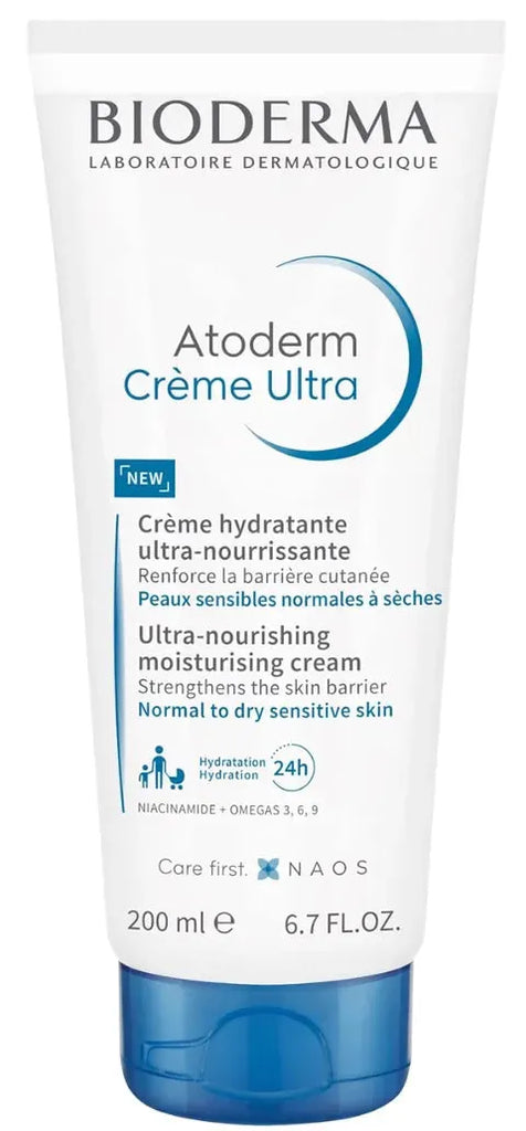 Bioderma Atoderm Ultra Face Cream Normal to Dry Skin 200 Ml