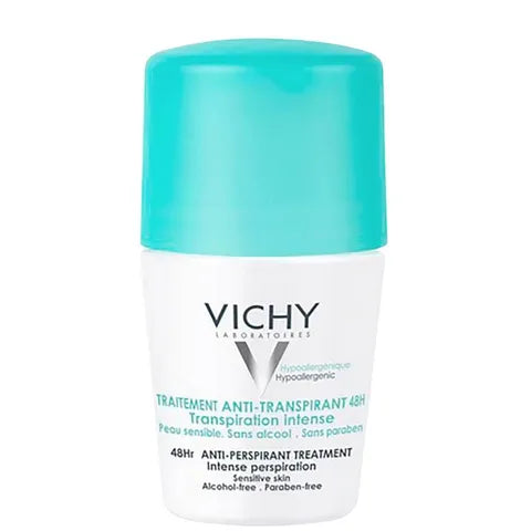 Vichy Anti-Perspirant Roll On Deodorant 48Hr for Sensitive Skin 50Ml
