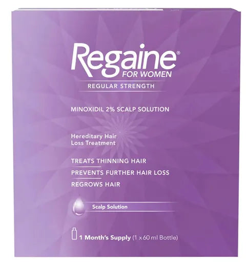 Regaine for Women 2% Minoxidil Topical Hair Regrowth Solution 60ml