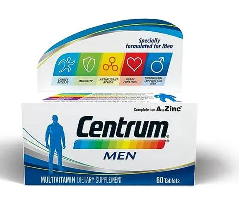 Centrum Multivitamin for Men to Support General Well-Being 60 Tablets