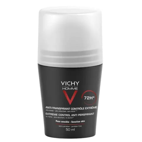Vichy Homme 72H* Extreme Control Anti-Perspirant Deodorant Men 50 Ml