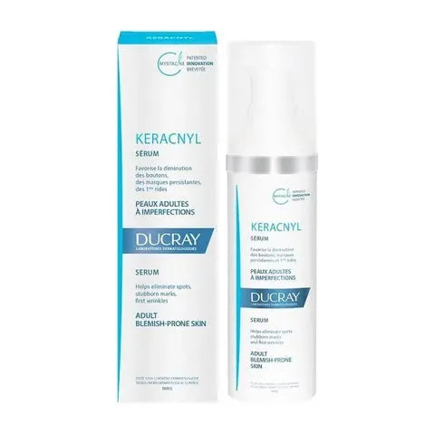 Ducray Keracnl Face Care Serum for Adult Blemish-Prone Skin 30 Ml