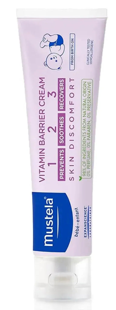 Mustela Baby Vitamin Diaper Rash Barrier Cream 123 50 Ml