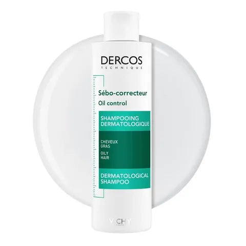 Vichy Dercos Technique Oil Control Shampoo for Oily Hair 200 Ml