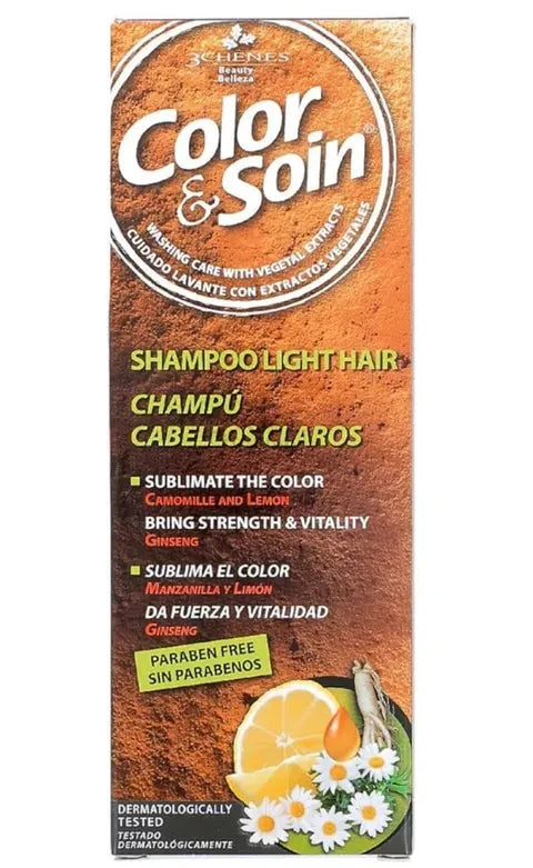 Color & Soin Light Hair Shampoo with Vegetal Extracts 250 Ml