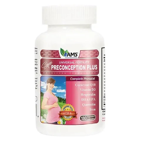 AMS Preconception Plus Complete Prenatal for Women 180 Vegetable Caps